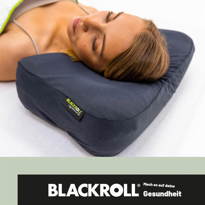 BLACKROLL® Recovery Pillow Set Jersey, orthopädisches HWS Nackenkissen aus Memory-Foam - Made in Ger