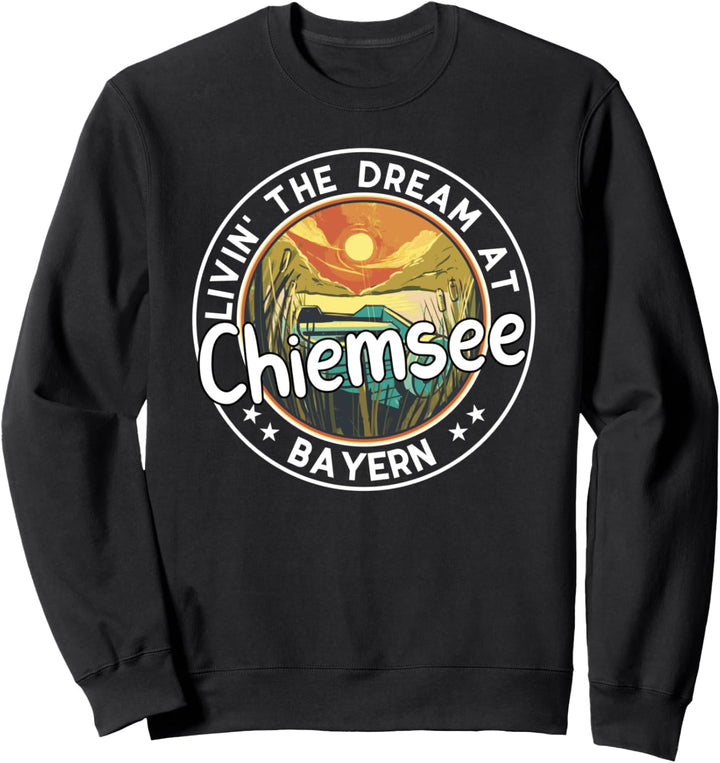 Chiemsee Urlaub Baden SUP Bayern Sweatshirt