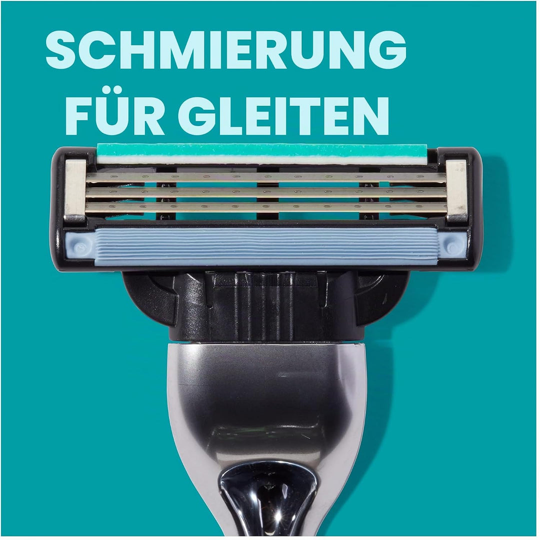 Gillette Mach3 Rasierklingen Herren, Packung mit 8 Nachfüllpackungen für Rasierklingen, XL, Verpacku
