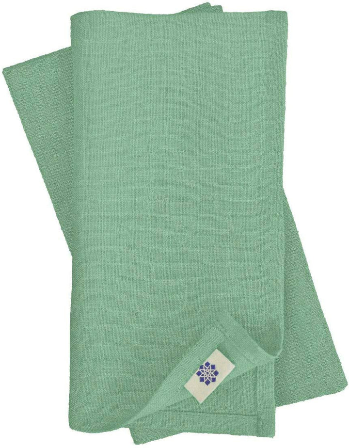 Linen & Cotton Hochwertige 4 x Stoffservietten/Servietten Stoff/Leinenservietten Hygge - 100% Leinen