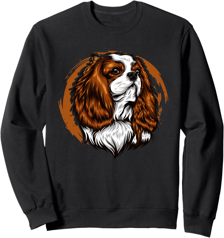 Hund Vierbeiner Wauwau Cavalier King Charles Spaniel Sweatshirt