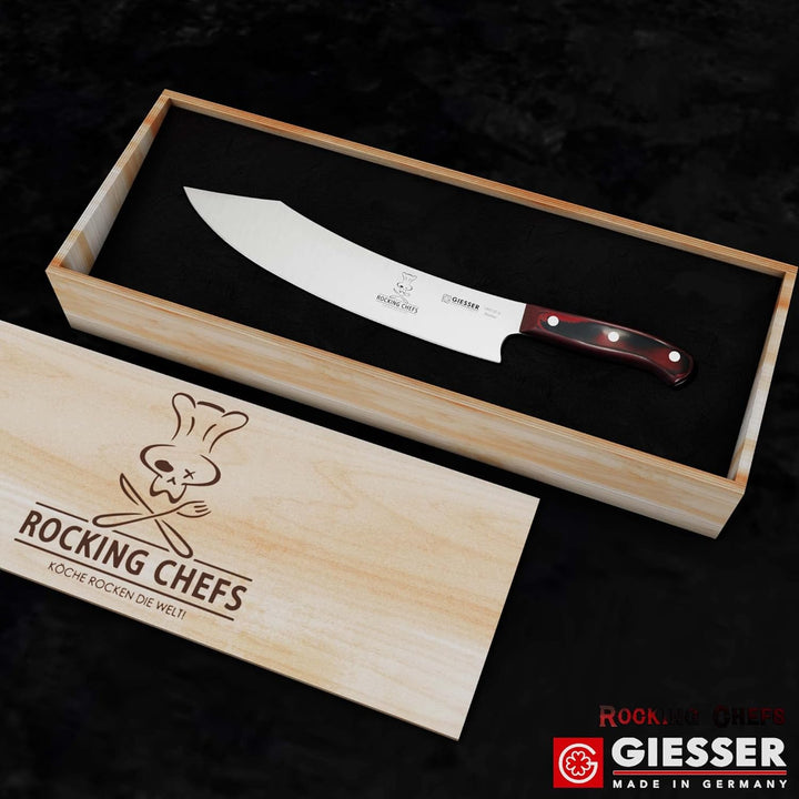 Giesser seit 1776 - Made in Germany - Kochmesser 30 cm Rocking Chefs, PremiumCut Barbecue No 1, Küch