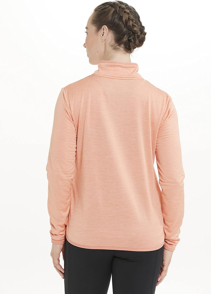 endurance Damen Langarmshirt VIRONIC W Waffle 38 4213 Blooming Dahlia, 38 4213 Blooming Dahlia