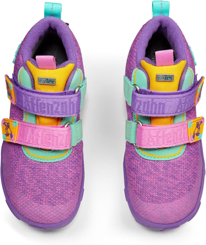 Affenzahn Barfussschuh Baumwolle Lucky Klettverschluss Vegan rutschfest Flexibel Reflektierend für d