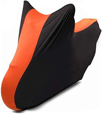 Motorrad-Abdeckung für BMW R 1250 R, R 80 GS/R M-L Indoor Schwarz-orange