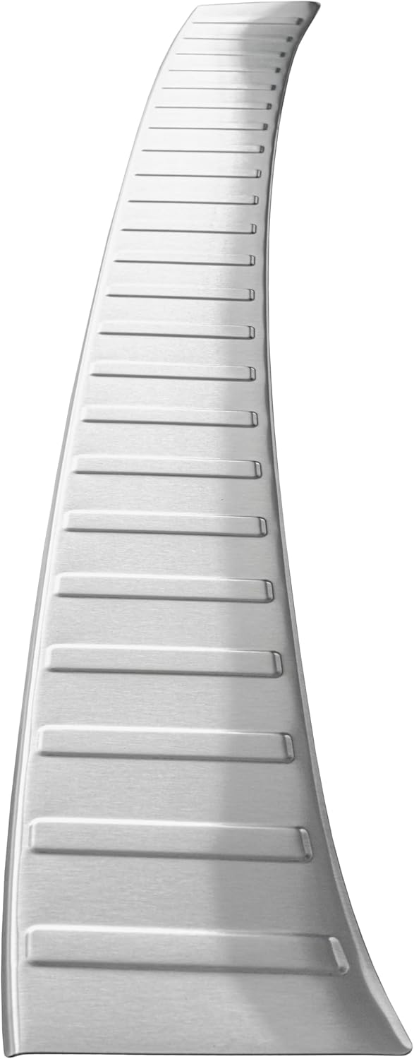 RECAMBO Ladekantenschutz Edelstahl kompatibel für VW ID Buzz | BJ ab 2022 - matt gebürstet mit Textu