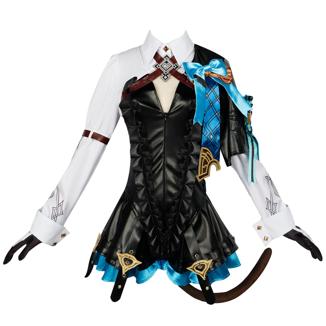 Genshin Cosplay Venti Yae Miko Raiden Shogun Arlecchino Cosplay Kostüm Skirk Cosplay Halloween Anzug