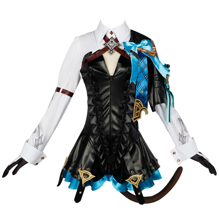 Genshin Cosplay Venti Yae Miko Raiden Shogun Arlecchino Cosplay Kostüm Skirk Cosplay Halloween Anzug