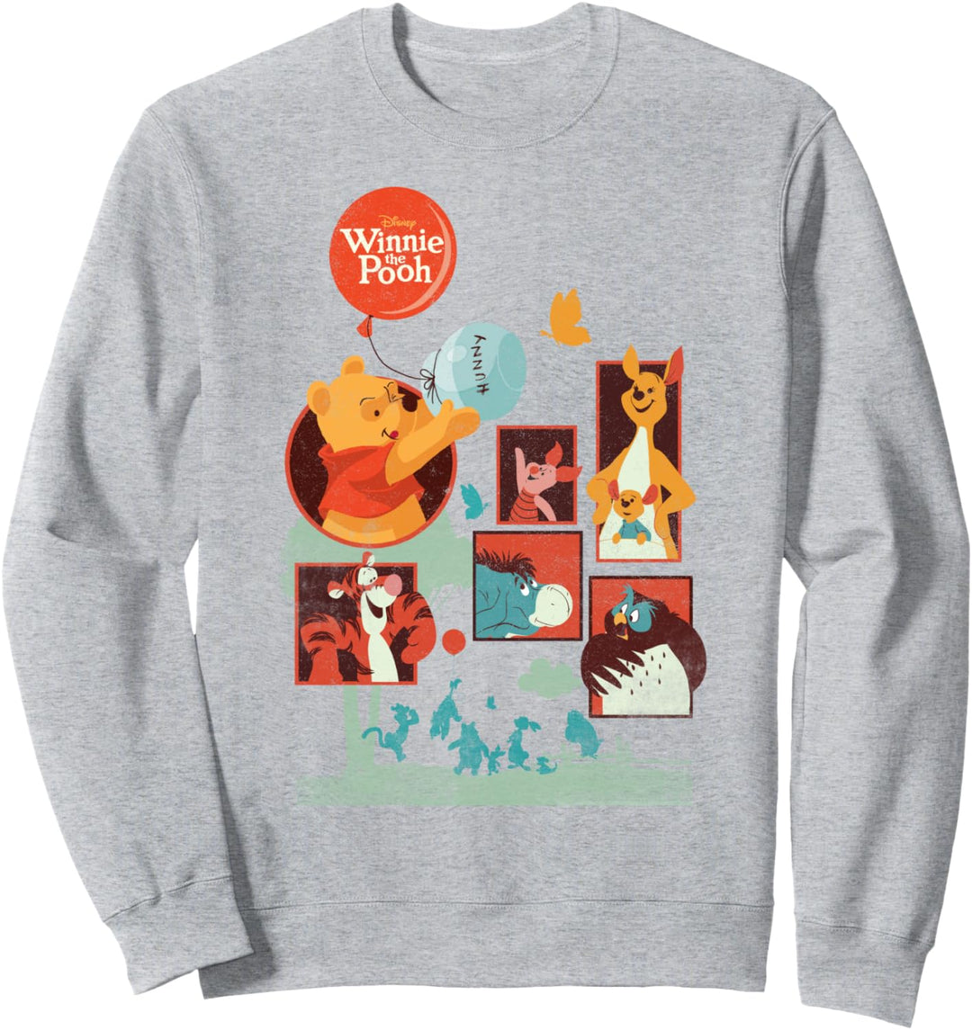 Disney Winnie The Pooh And Friends Panels Sweatshirt