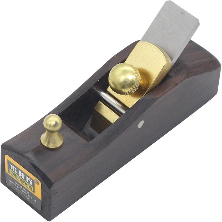 Kleiner Holzhobel DIY Ebenholz Mini Leichthobel Holzbearbeitungshobel Hände Blockhobel zum Glätten v