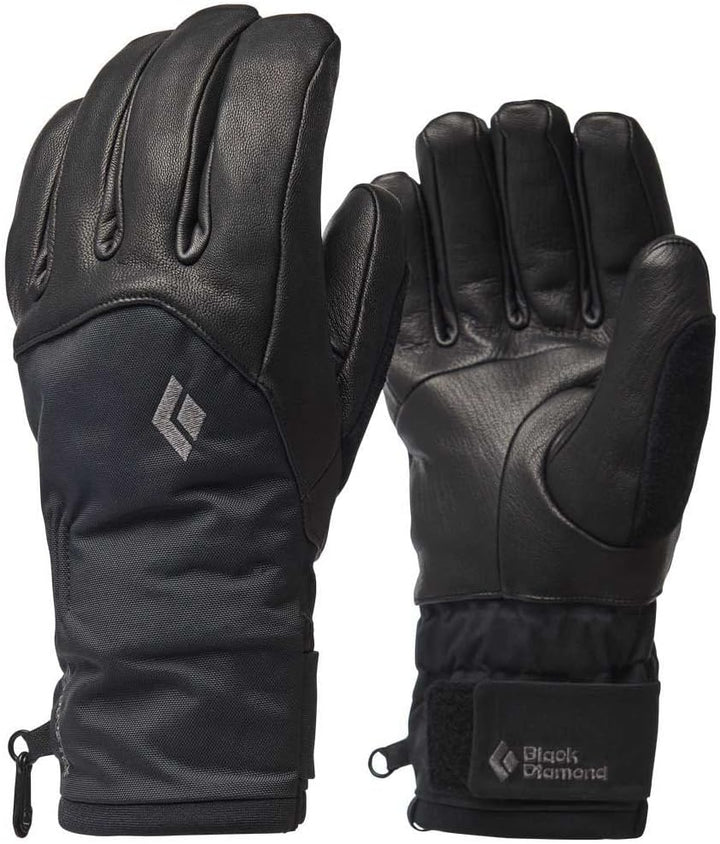 Black Diamond M Legend Glove Schwarz - Gore-Tex wasserdichte Herren Gore-Tex Leder Freeride Handschu