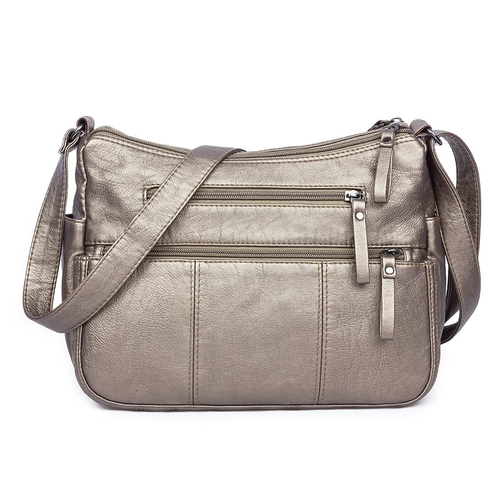 VOLGANIK ROCK Geldbörsen für Damen, weiches PU-Leder, Schultertasche, Damen, Crossbody-Geldbörse, Ta