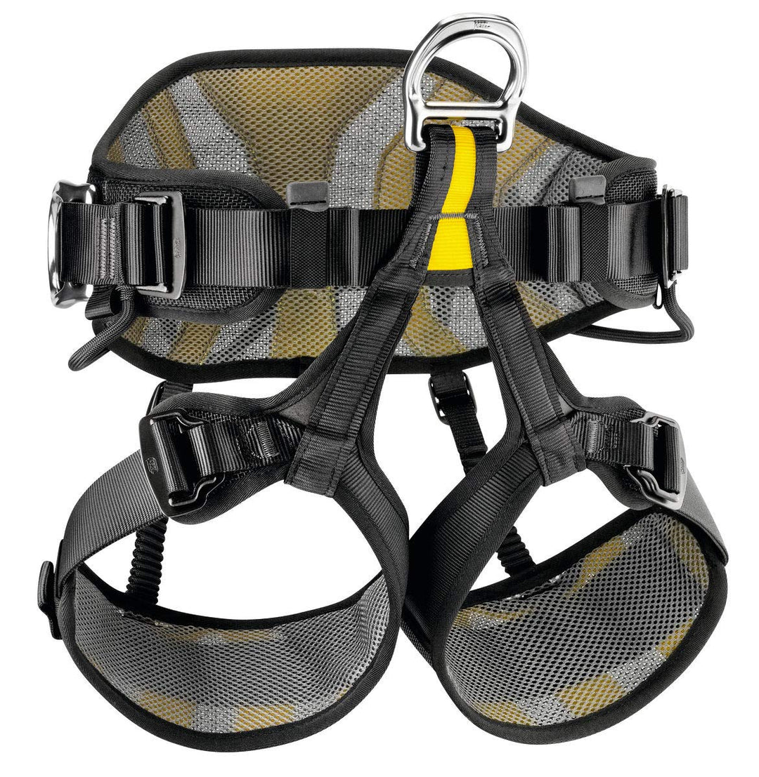 PETZL AVAO SIT FAST 1 Klettergurte, Black/Yellow, 1
