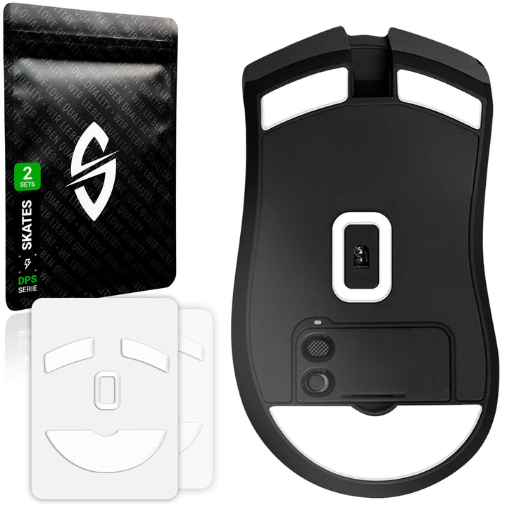 SensoryBoost DPS Glides (2er Set) kompatibel mit Razer Mamba Wireless - Ultra Schnell, Abgerundet, L