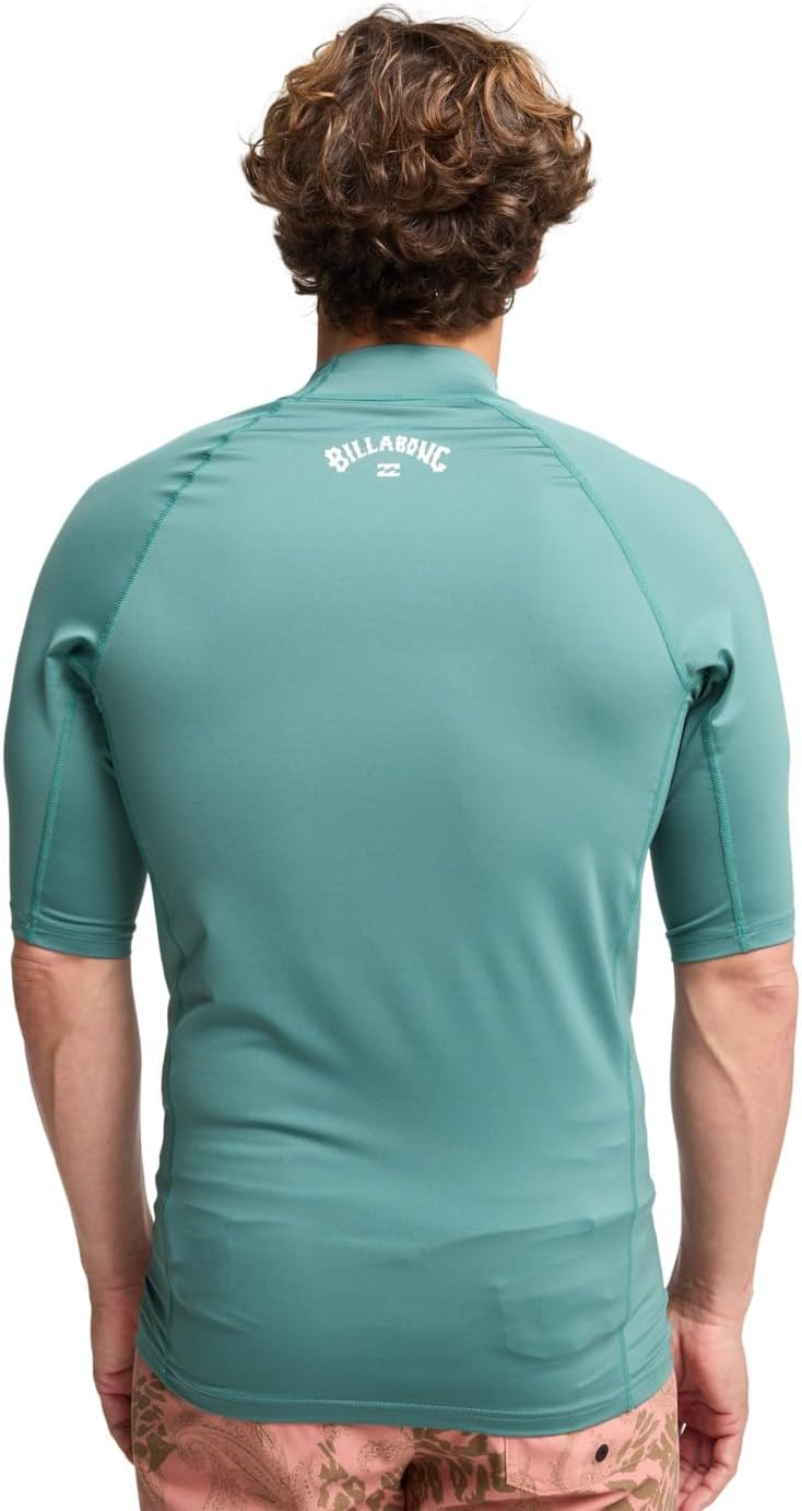 BILLABONG Herren Waves All Day Ss Rash-Guard-Shirt (1er Pack) XL Sea Green, XL Sea Green