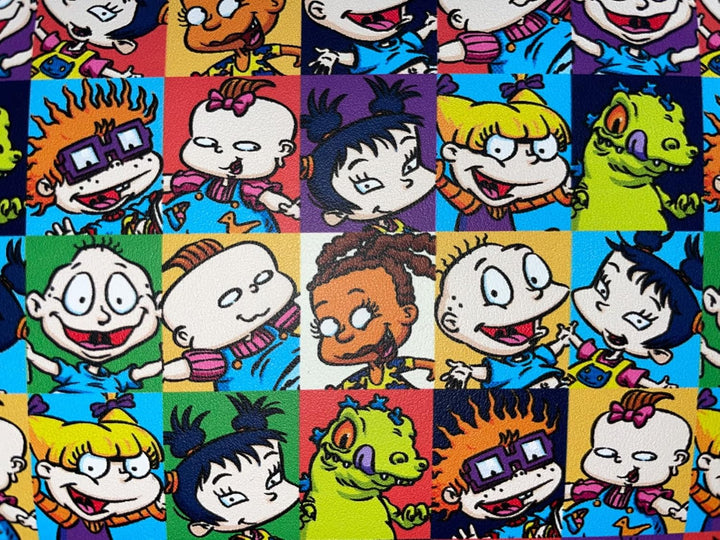 Loungefly Rugrats Nickelodeon Geldbörse mit Reissverschluss, Schwarz, Medium, Geldbörse mit Reissver