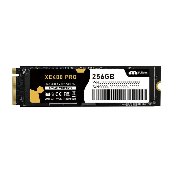 LinkMore XE400 Pro 256GB NVMe SSD M.2 2280, PCIe Gen4 x4 (PCIe 4.0) interne SSD, bis zu 3600 MB/s Le