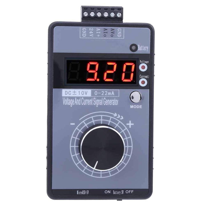 Handgehaltener 0-10 V 0-22 MA Digitaler Spannungs-Strom-Signalgenerator-Transmitter-Analog-Simulator