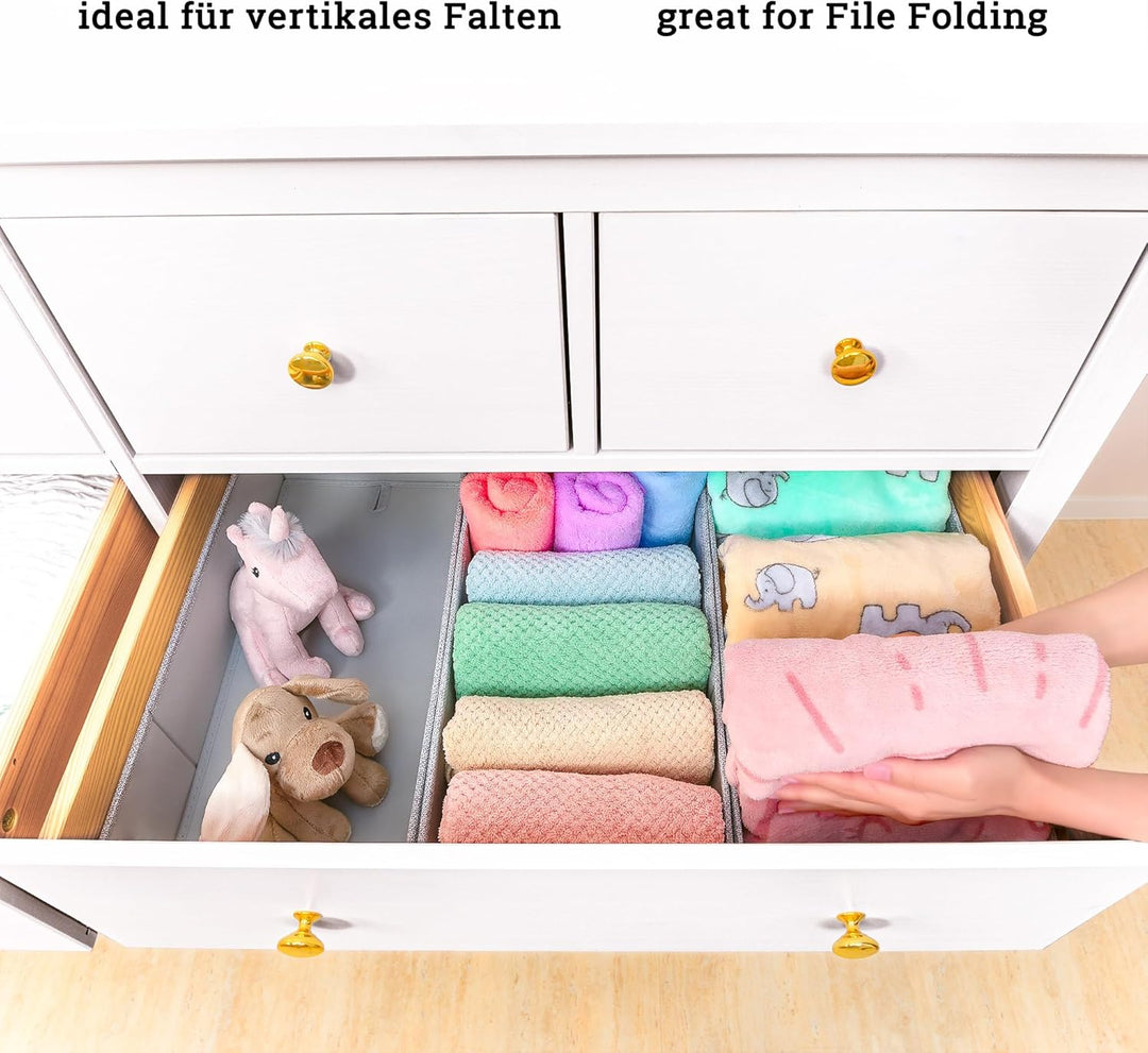 SIMPLE JOY® HEMNES DOUBLE FileFolding Box für ikea Kommode; DAS ORIGINAL; passgenau; Stabiler Boden;