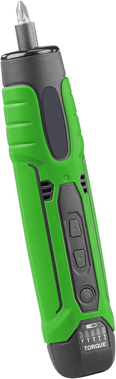 AGT Professional Stab Akkuschrauber: Akku-Stabschrauber, USB, 25 Bits & Holz-Bohrer-Set für Akkuschr