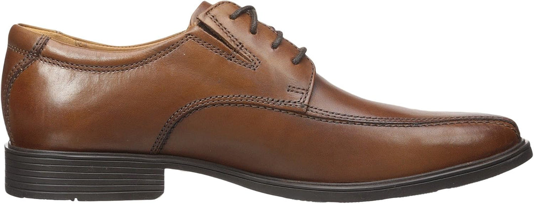 Clarks Herren Stafford Park5_Derby 42 EU Dunkelbraunes Leder, 42 EU Dunkelbraunes Leder