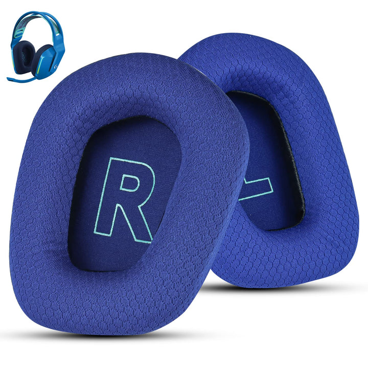 Atmungsaktives Netzgewebe Ersatz-Ohrpolster für Logitech G733 & G335 Gaming Headset - Optimale Klang