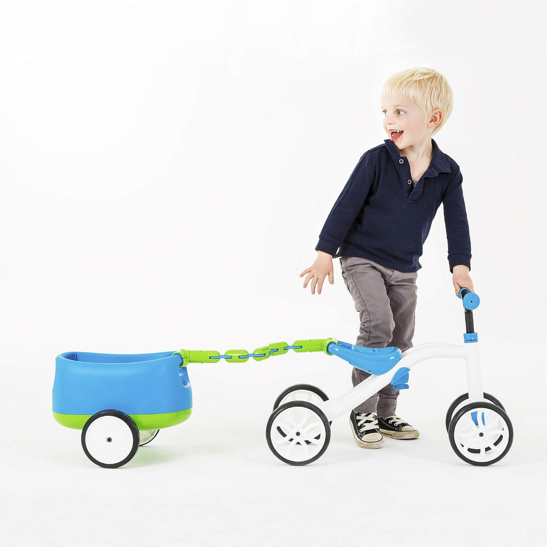 Chillafish CPQT01BLU Quadie + Trailie Cookie, Blau Quadie mit Trailie Blau, Quadie mit Trailie Blau