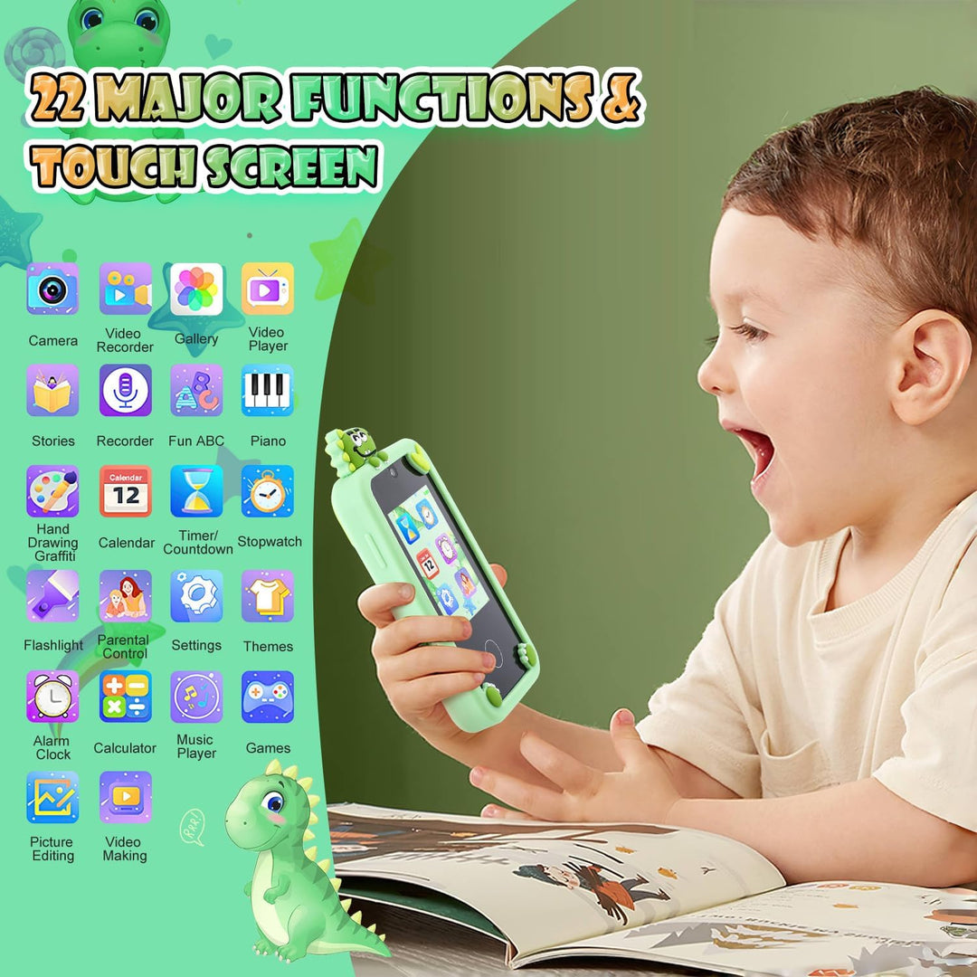 Kinder Smartphone Spielzeug Luckits Kinder Handy mit Touchscreen MP3 Kleinkind Handy mit 32G TF Sili