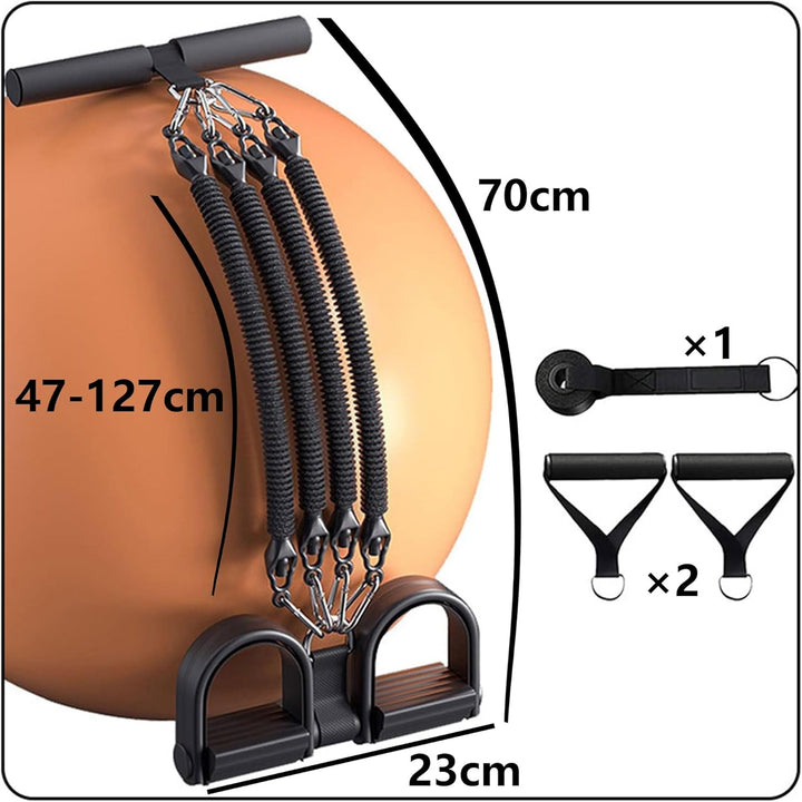 Bauchtrainer Bodybuilding Expander Bauchtrainer Multifunktionstrainer Sit-Up Trainingsgeräte Elastis