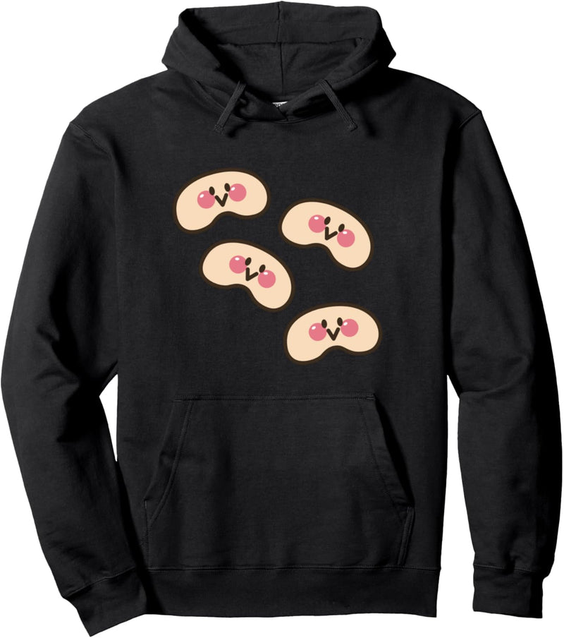 Niedliche Bohne Gesichter Pullover Hoodie