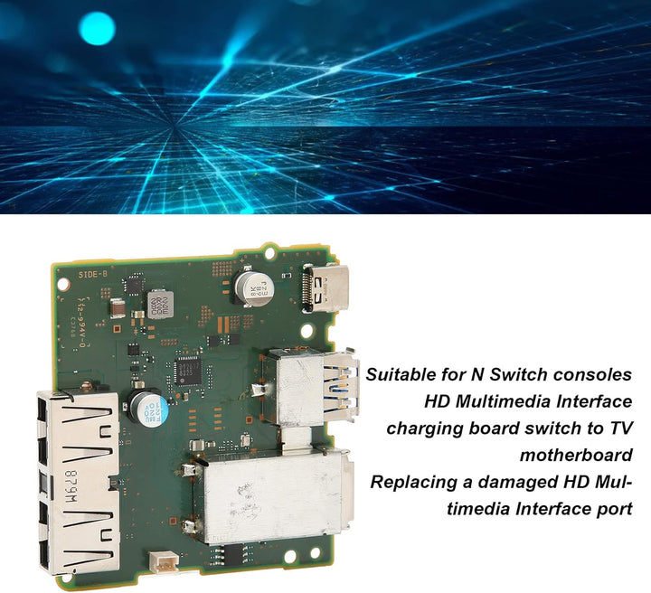 Elprico Switch HDMI Dock Plate, HDMI Port Socket Connector Motherboard Ausgang Ladedock HD Multimedi