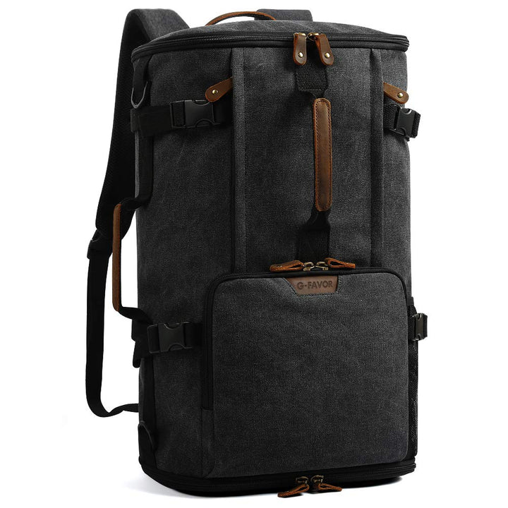 G-FAVOR Rucksack Herren gross, 40L Reiserucksack Handgepäck Rucksack Canvas Travel Backpack für 15,6