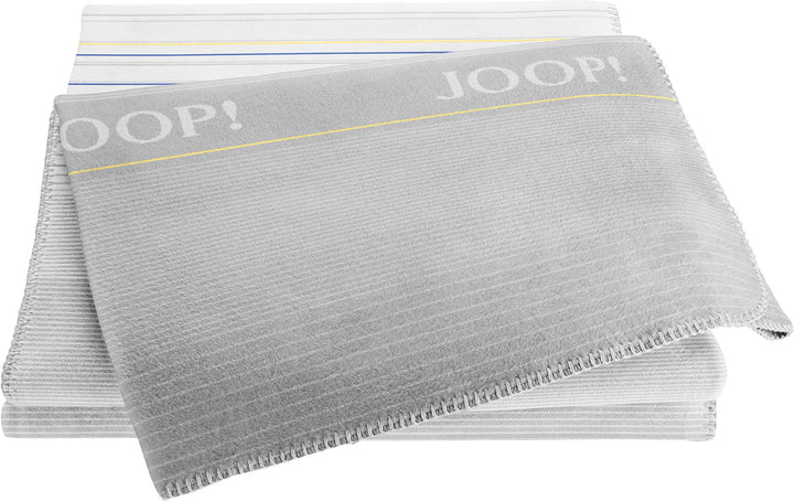 Joop! Wohndecke Fit Silber-Limone 150x200 cm