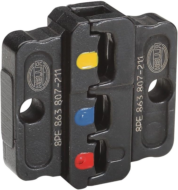 HELLA - Crimpzangeneinsatz - Metall - schwarz - Ø von: 0.5mm - Ø bis: 6.0mm - Profi,Typ I,II & III -