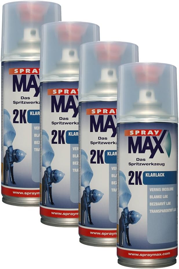 KWASNY 4x 680 061 SPRAYMAX 2K Klarlack transparent glänzend