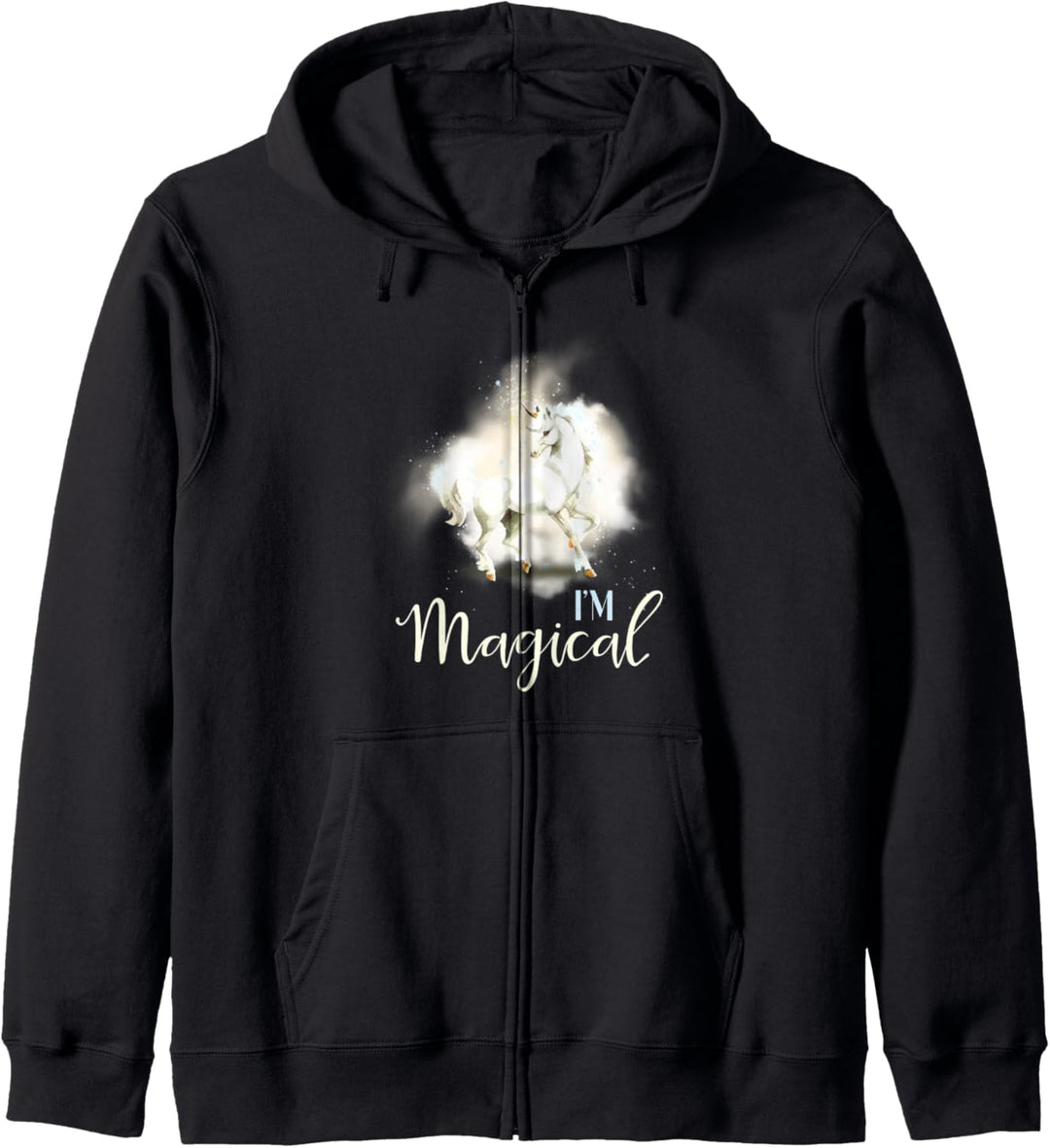 Ich bin magisch Lustiges Einhorn Geschenk Kapuzenjacke