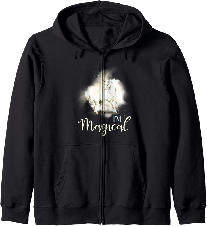 Ich bin magisch Lustiges Einhorn Geschenk Kapuzenjacke