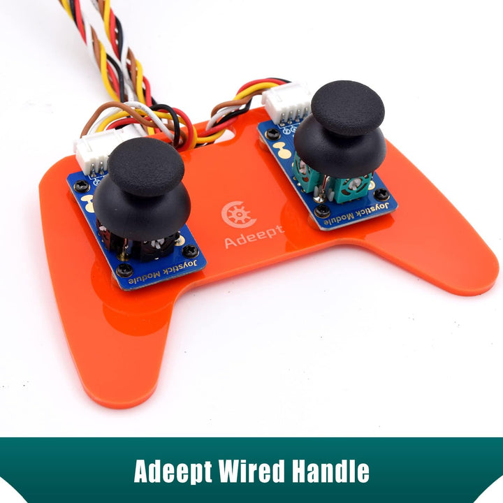 Adeept 5-DOF Roboterarm-Set für Raspberry Pi 4 B 3 B+ B A+, programmierbare DIY-Codierung STEM Educa