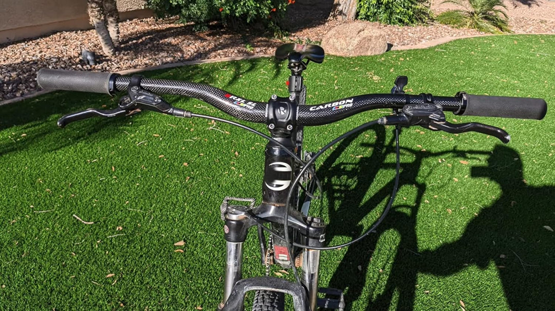 RXL SL Carbon MTB Lenker 31,8 3K Glänzend Fahrrad Riser Bars 740mm High Riser für Downhill Radfahren