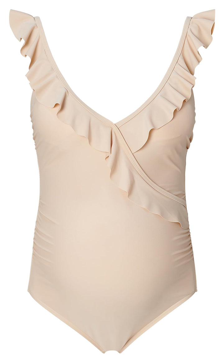 Noppies Damen Sima Microfiber Swimsuit Badeanzug XS-S Light Sand - N147, XS-S Light Sand - N147
