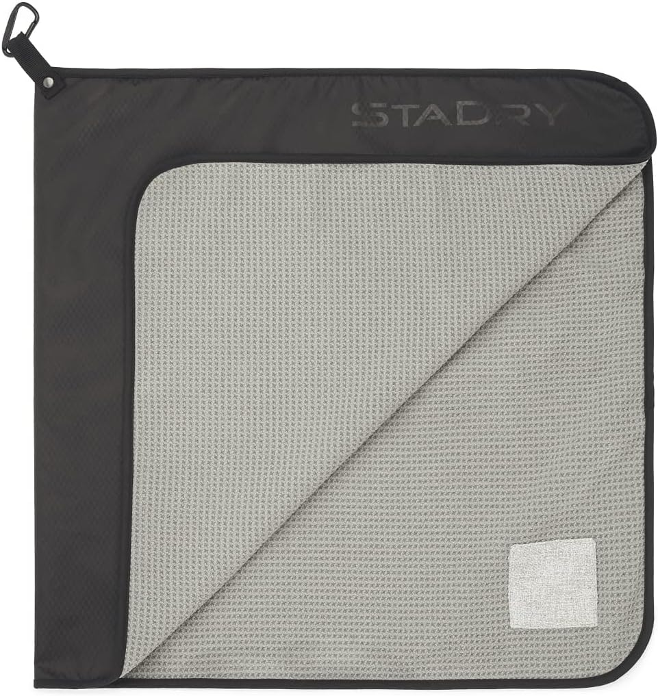 Titleist StaDry Performance Handtuch Schwarz, Schwarz