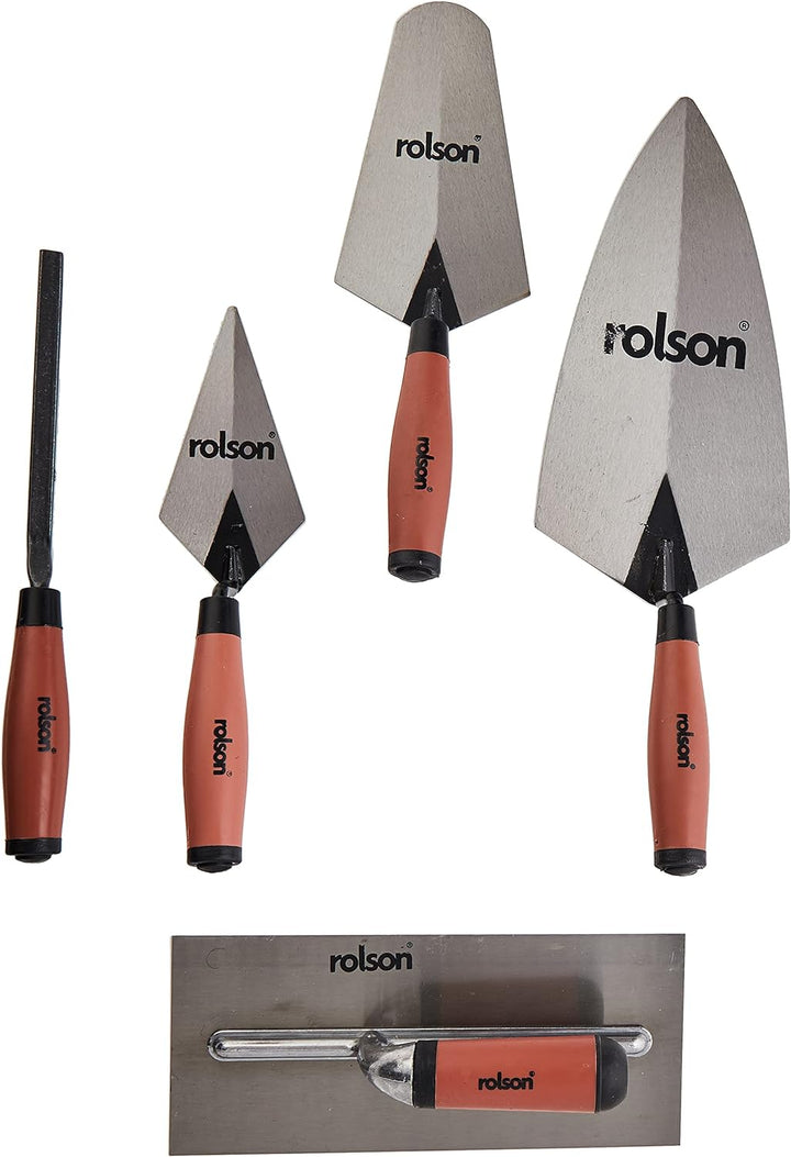 Rolson 52489 Handwerker-Kellen-Set - 5-teilig 1 5 Pieces, 1 5 Pieces
