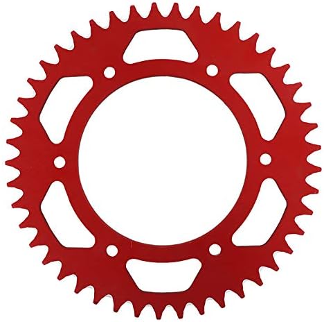 Supersprox Rotes Aluminium-Kettenrad, 45 Zähne, Kettengrösse 520, Ral-8000-45