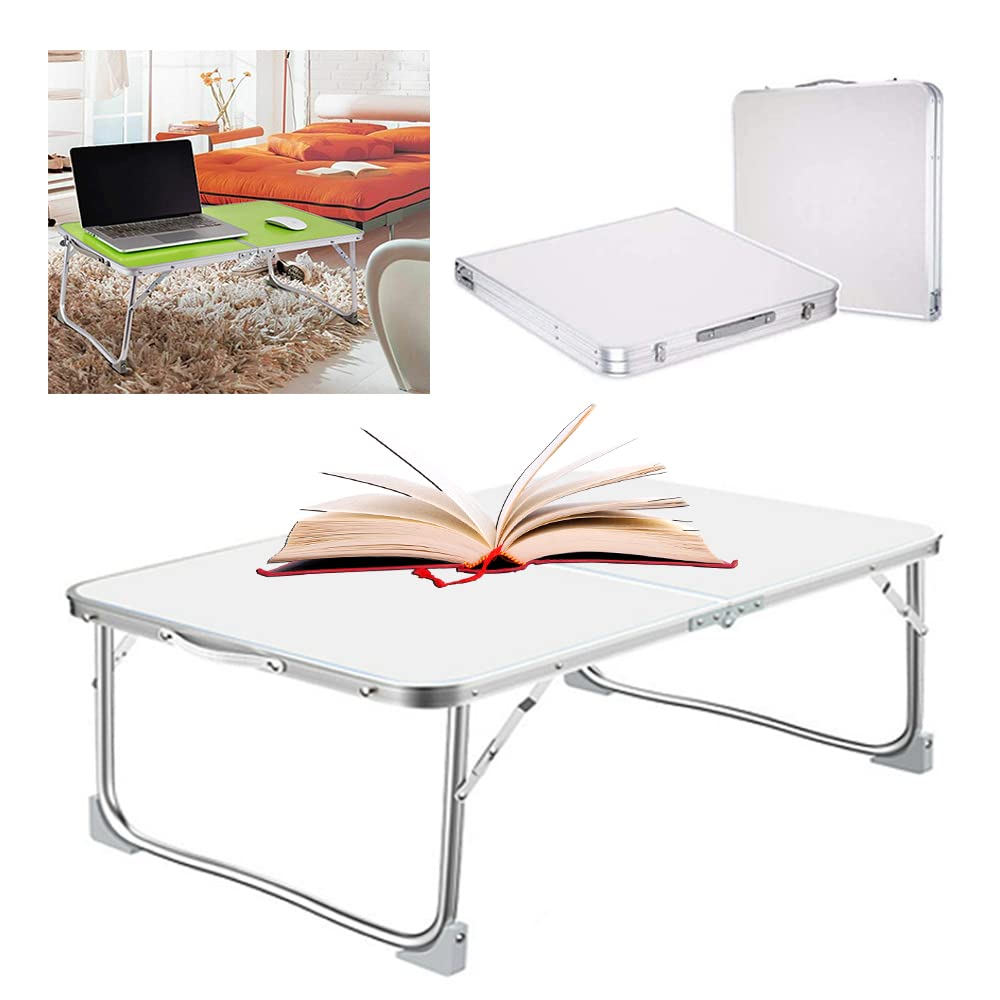 AUTOFU Betttablett, Tisch, faltbar, Schreibtisch, Bett, Laptoptisch, tragbar, niedriger Tisch zum Es