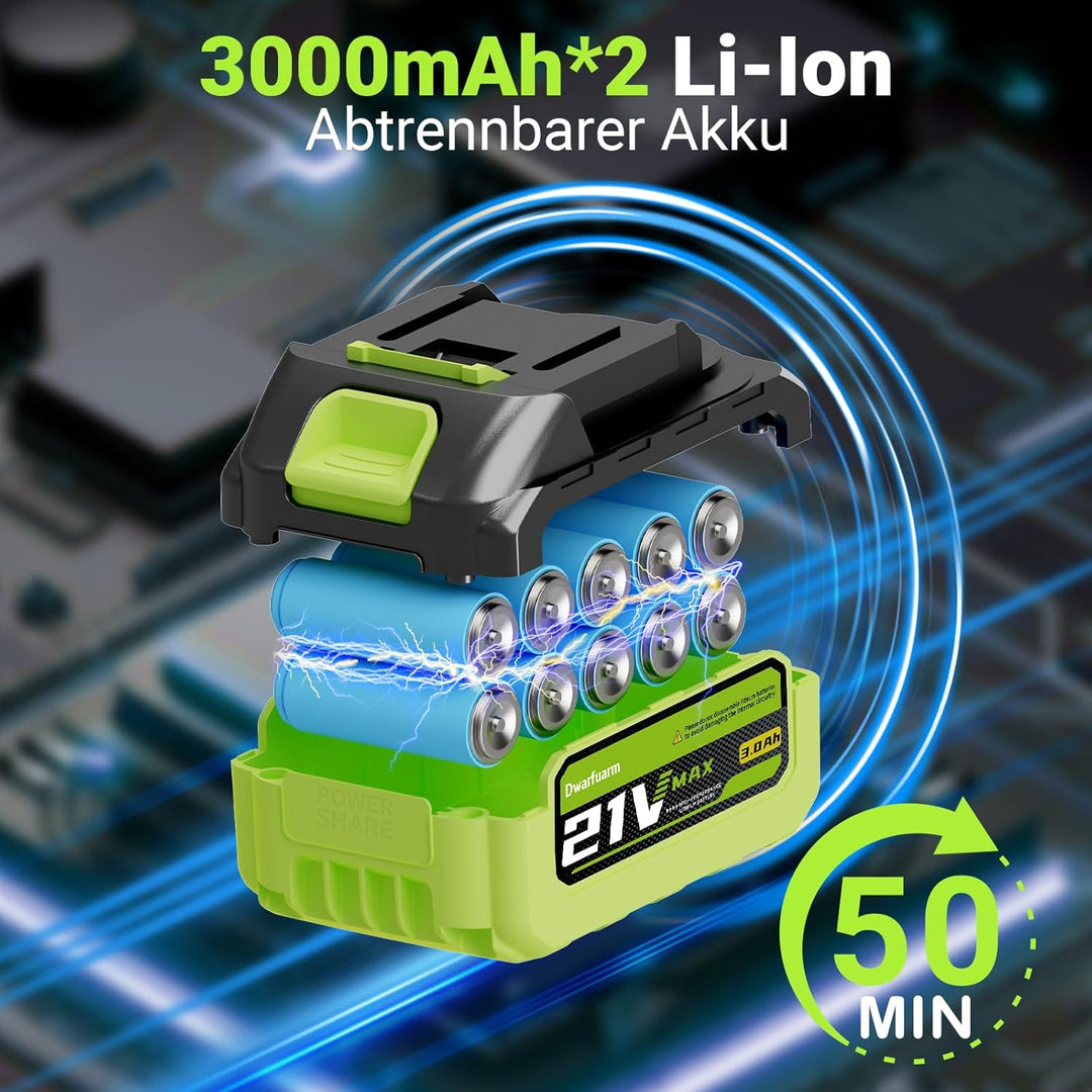 Handstaubsauger, Autostaubsauger, Auto Zubehör, Mini Staubsauger | 30000Pa Saugkraft, 3000mAh Akku ×