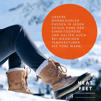 24 Paar HEAT FEET Wärmesohlen, Heizsohlen, Einlage Fusswärmer, wärmende Sohlen, warme Einlegesohlen,
