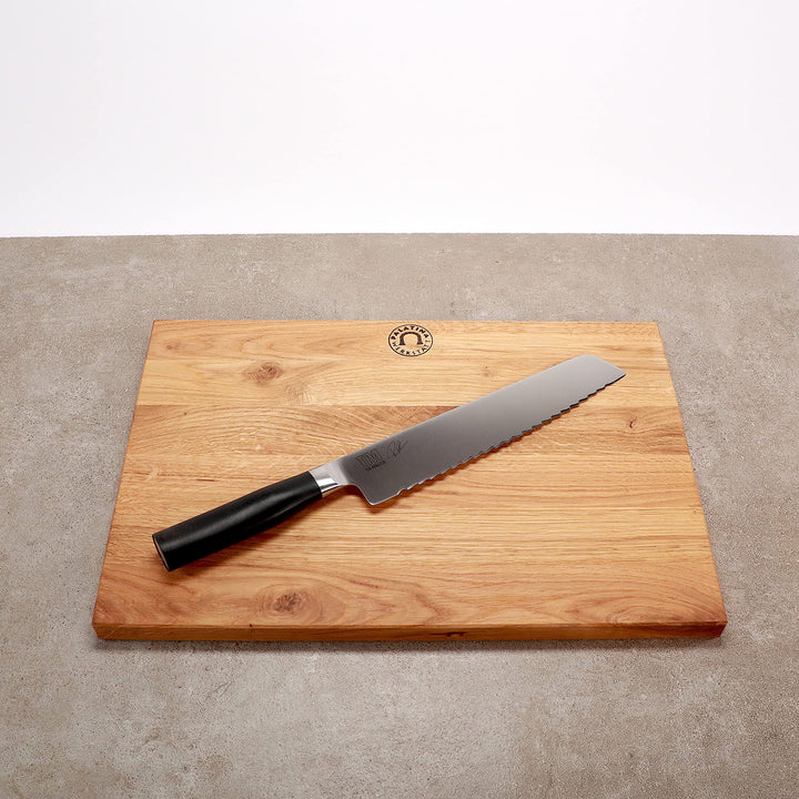 Kai Shun Tim Mälzer Kamagata | Brotmesser TMK-0705 23 cm Edelstahlklinge mit Wellenschliff | + gross