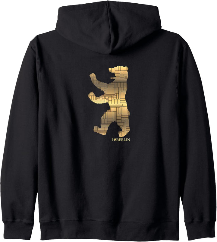 Berlin Design - Berliner Bär - I Love Berlin Kapuzenjacke