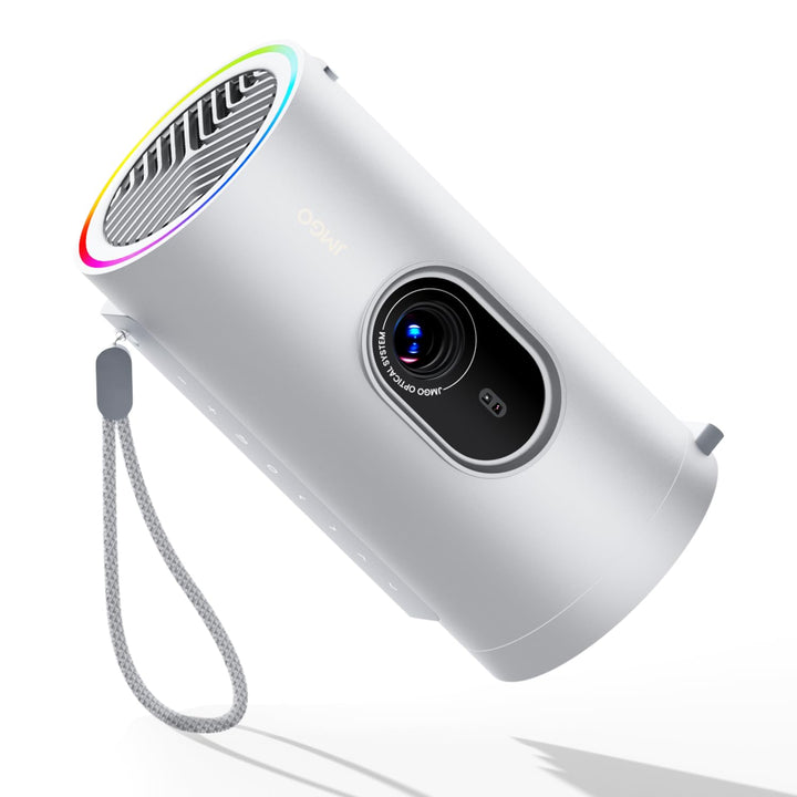 JMGO PicoPlay 1080P Smart Tragbarer Beamer, GTV, Lizenziertes Netflix, 400 ISO Lumen, 8W Dolby Digit