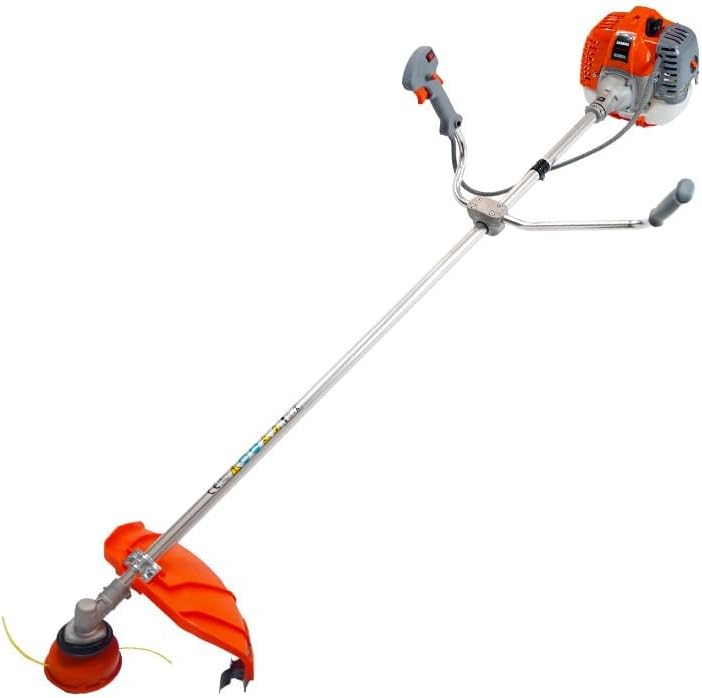 SAKAWA Dopellenkergriff von Benzin Festbar 28mm + Flache Scheibe+ Kopf aus Aluminium + Schutzhelm +